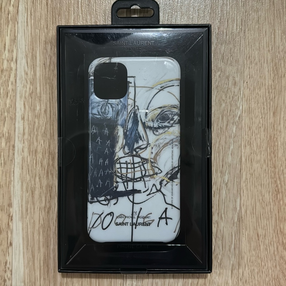 YSL x Basquiat iPhone 11 Pro Max case
